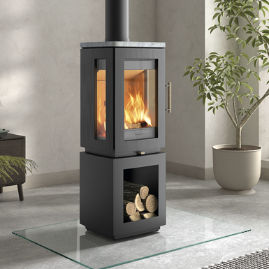 Estufa de leña Glow
